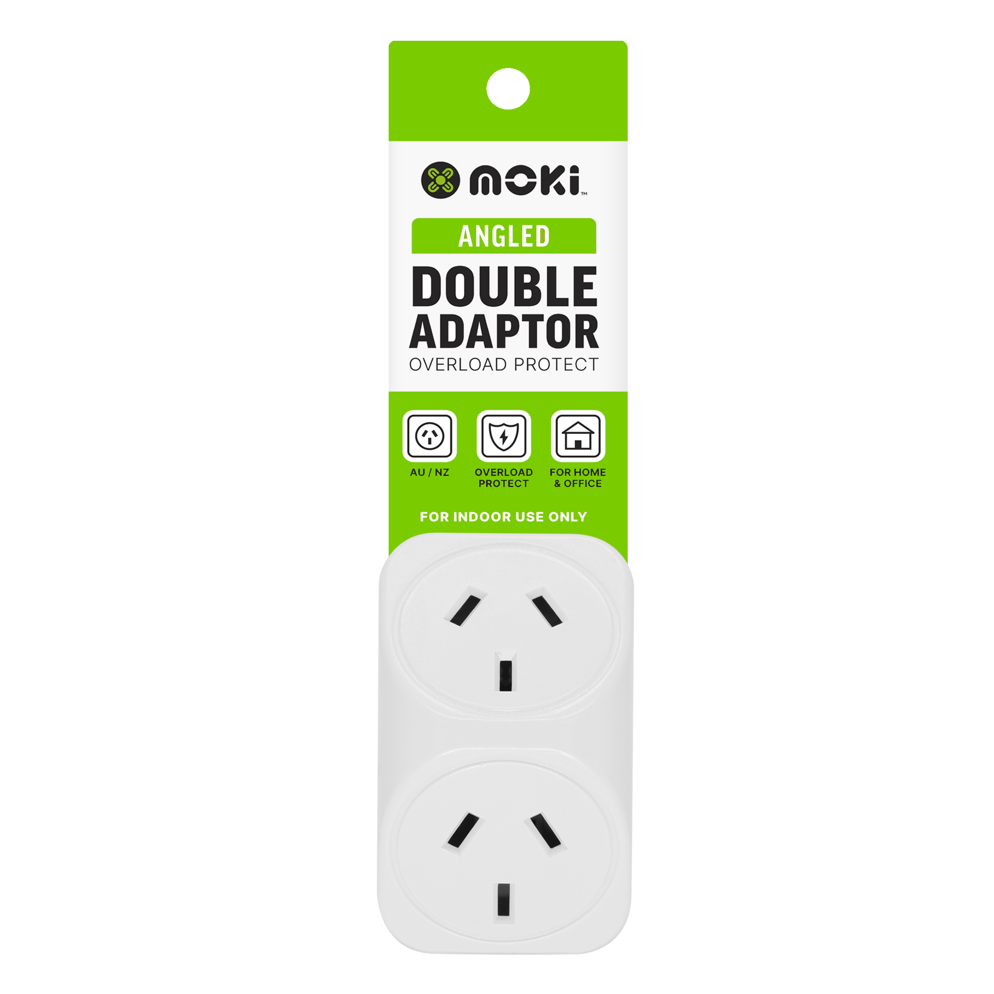 Moki Double Adaptor - Angled